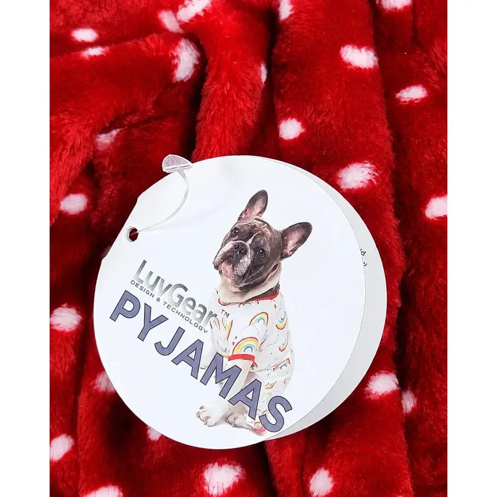 Luv Gear Reindeer Dog Pajamas Large NWT Christmas Costume